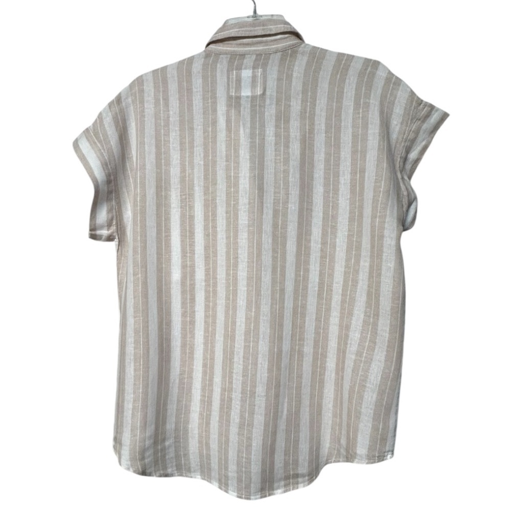 Rails Cito Shore Stripe Linen Blend Button-Up Shi… - image 6